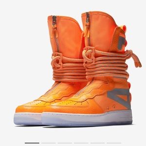Nike Air Force 1s Hi Orange Men’s 9.5